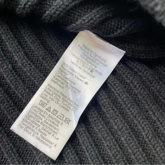 J. Crew Black Short-Sleeve Ribbed Turtleneck Sweater - Picture 5 of 8